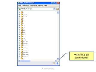 Wählen Sie die
Baumstruktur
© Martina Grosty
 