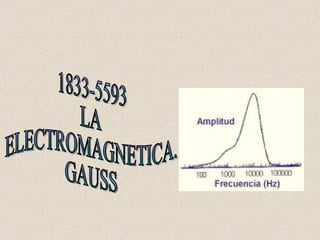 1833-5593 LA ELECTROMAGNETICA. GAUSS 