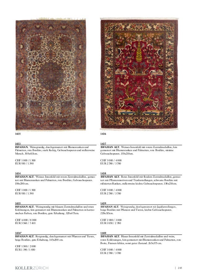 Koller Teppiche Auktion Carpets Auction