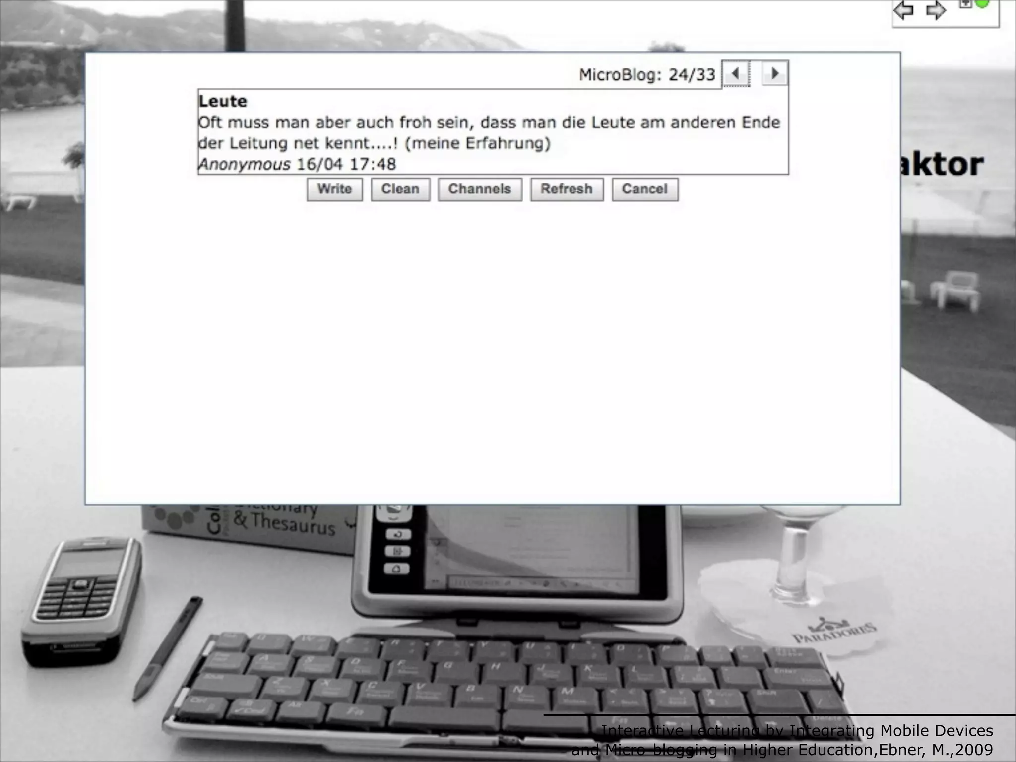 Technology Enhanced Learning