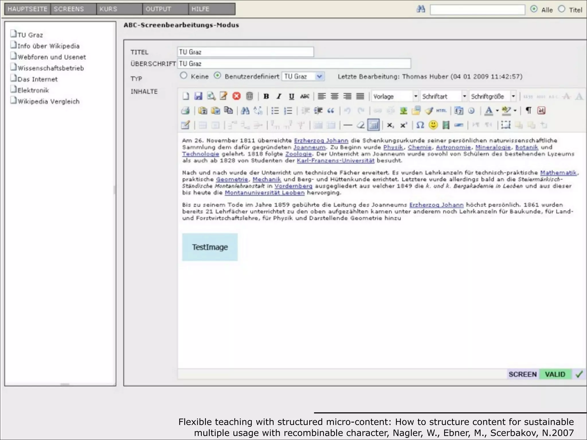 Technology Enhanced Learning