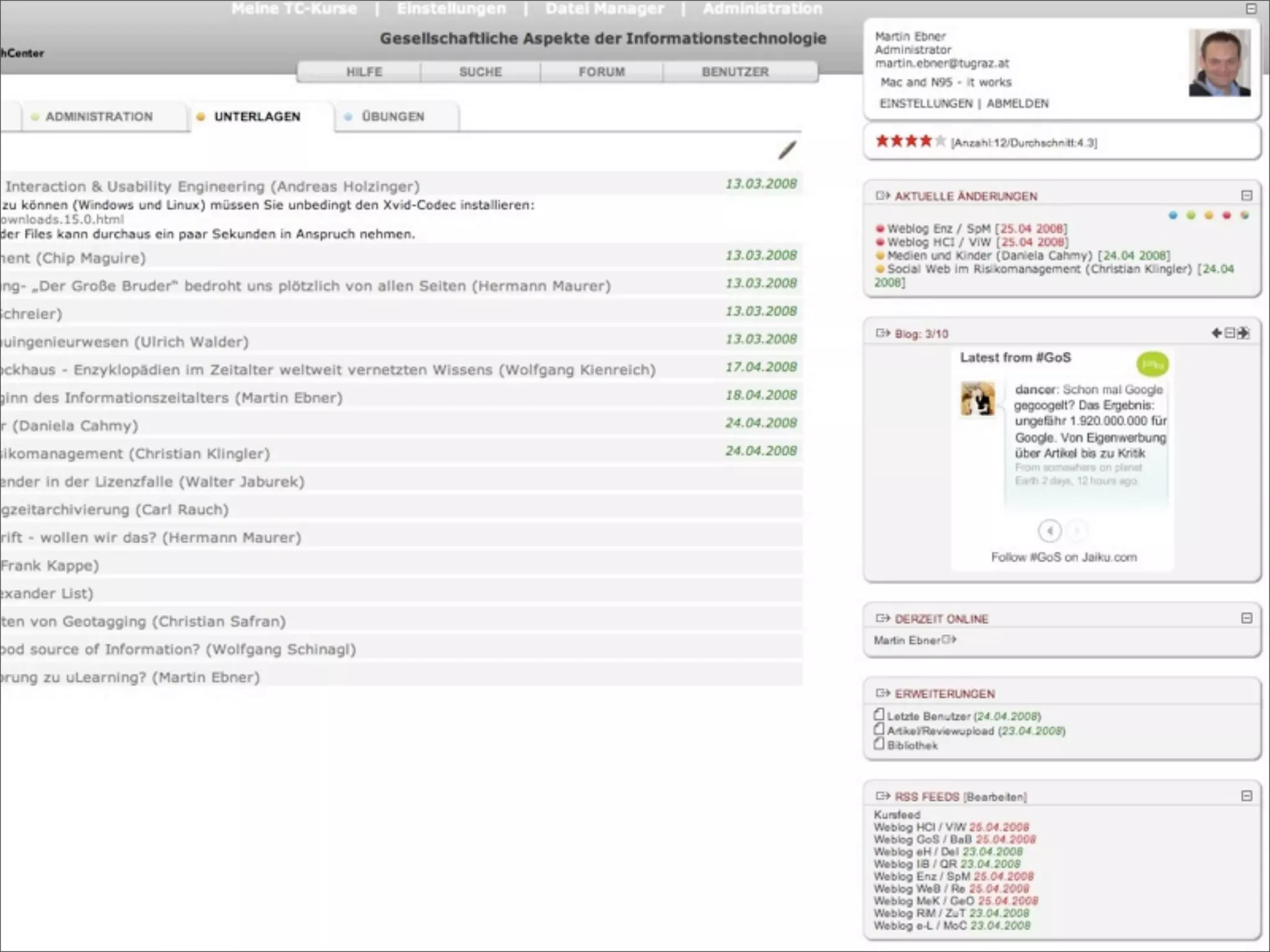 Technology Enhanced Learning