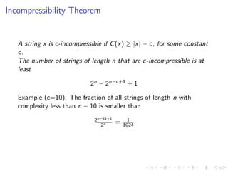 Kolmogorov Complexity, Art, and all that | PDF | Computing | Technology ...