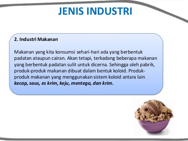 Koloid Dalam Industri