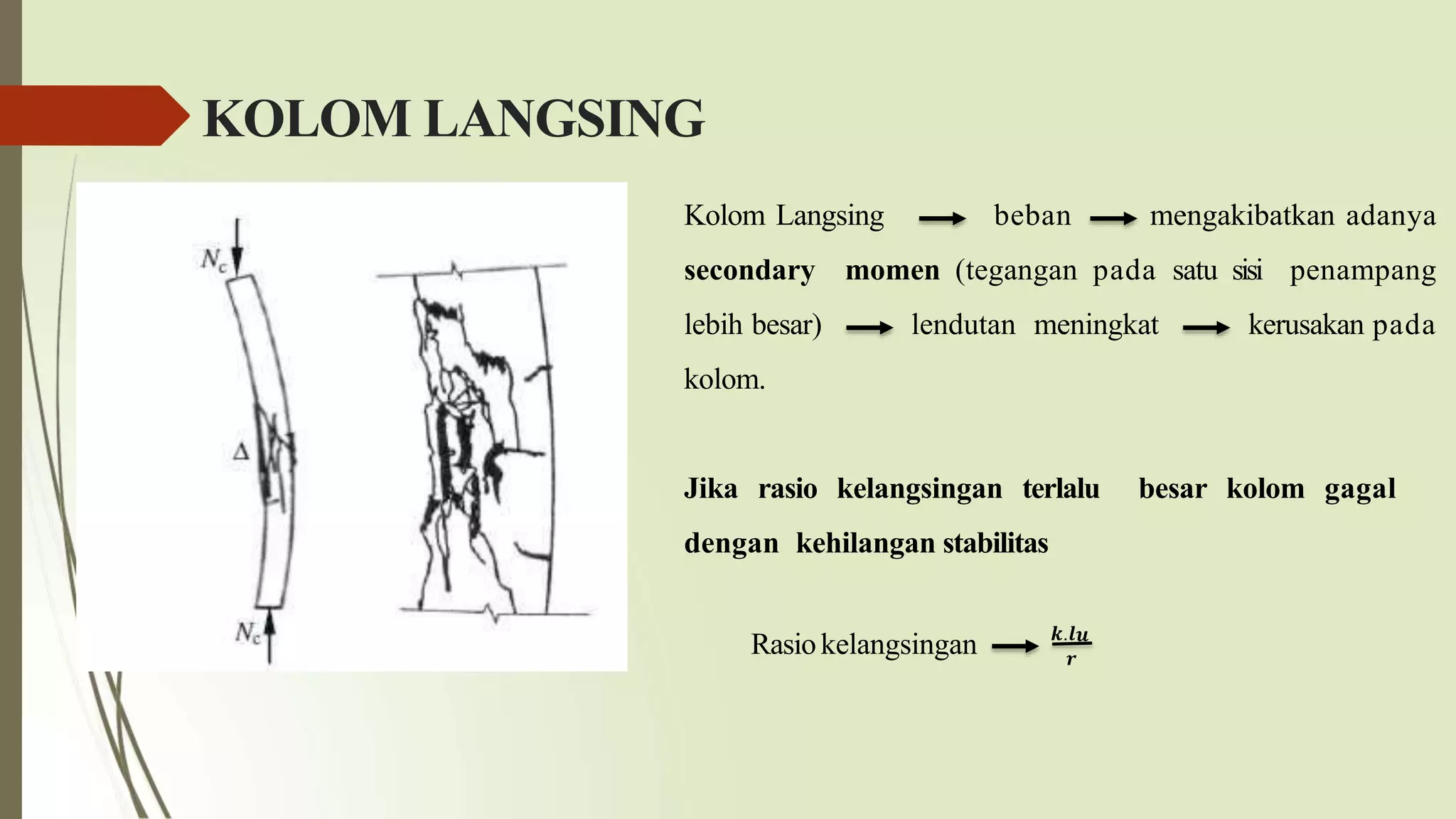 Kolom Rss KOLOM (ANALISA KOLOM LANGSING DAN PENDEK.pptx