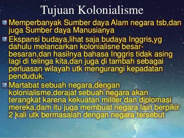 Kolonialisme Dan Imperialisme Kolonialisme Dan Imperialisme