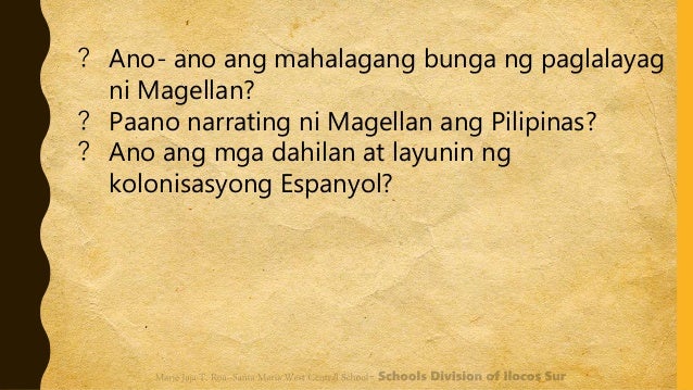 Kolonyalismo: Dahilan at Layunin ng Pananakop ng mga Espanyol slideshare