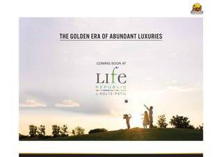 COMING SOON AT
THE GOLDEN ERA OF ABUNDANT LUXURIES
 
