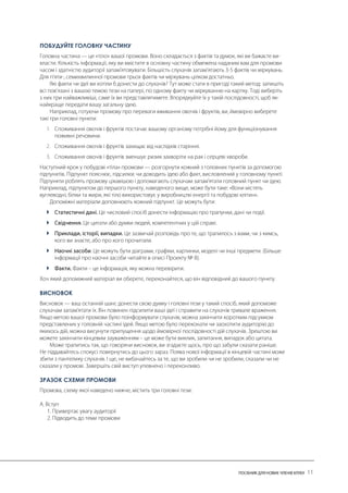 ПОБУДУЙТЕ ГОЛОВНУ ЧАСТИНУ 
 
 
 
 
 
ВИСНОВОК 
ЗРАЗОК СХЕМИ ПРОМОВИ  