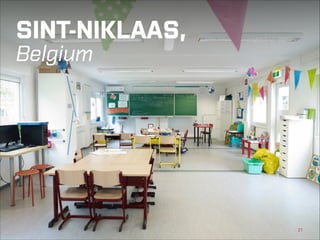 SINT-NIKLAAS, 
Belgium

A school building expanding over time in
the Belgian city of Sint-Niklaas reacts to
the city's demographic development.
KOMA MODULAR | SCHOOL BUILDINGS

←|

21

 