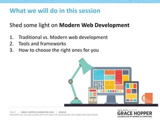 Demystifying Modern Web Development | PPTX | Web Development | Internet