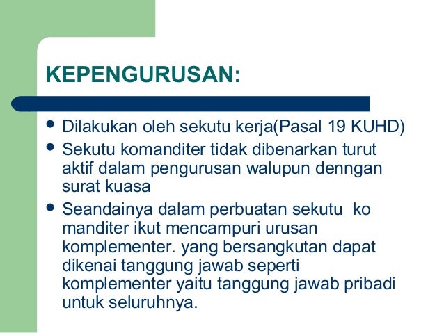 Persekutuan Komanditer CV