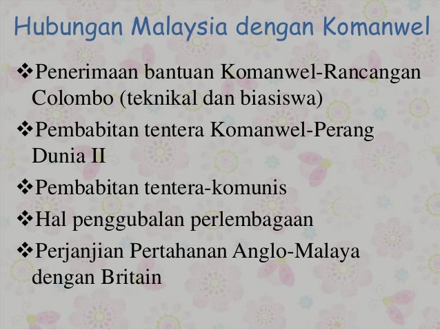 Stpm Dasar Luar Negara Komanwel