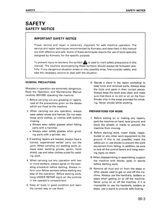 Komatsu 6 d125 diesel engine service repair manual PDF