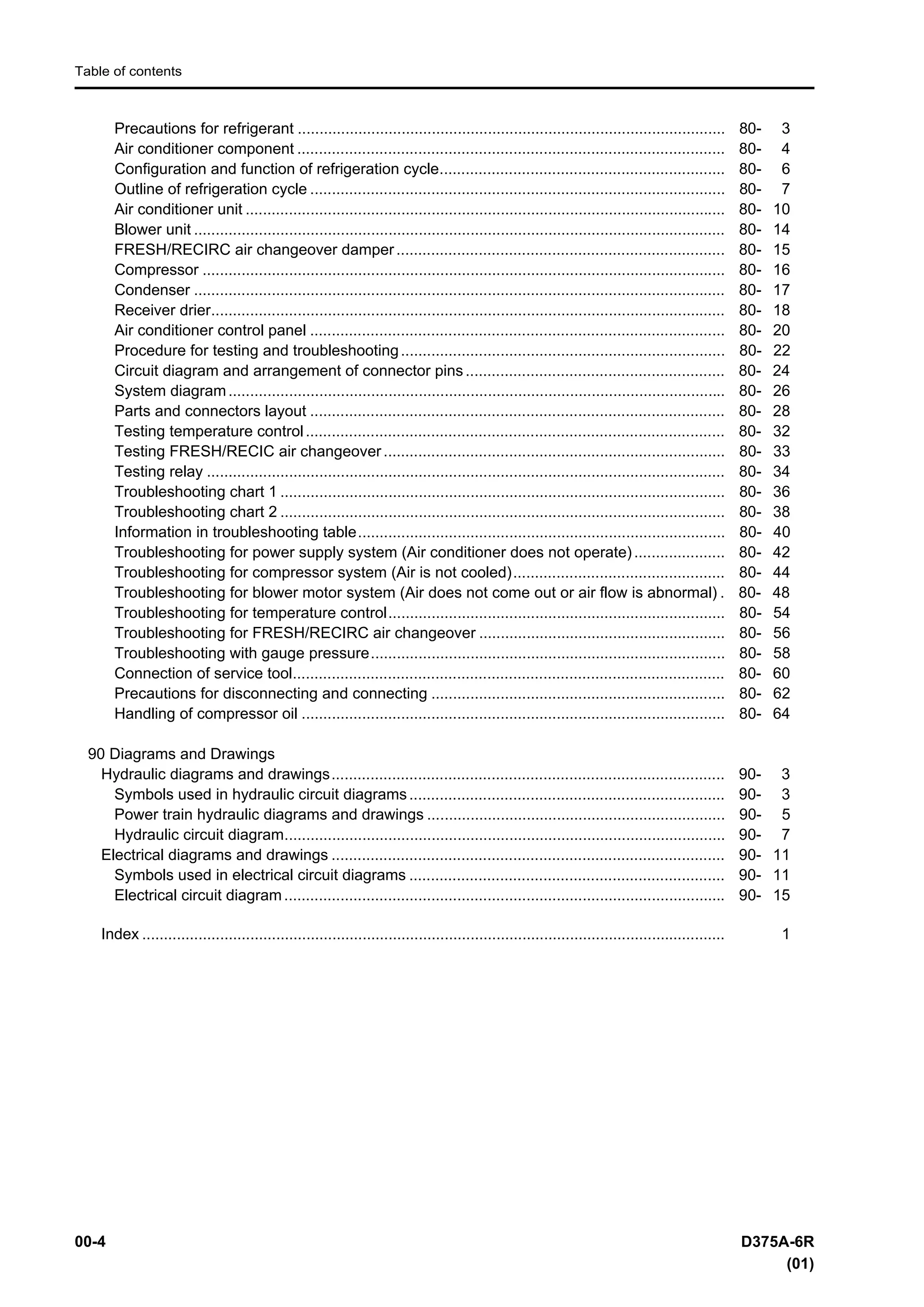 Komatsu d375 a 6r dozer bulldozer service repair manual sn 65001 and up ...
