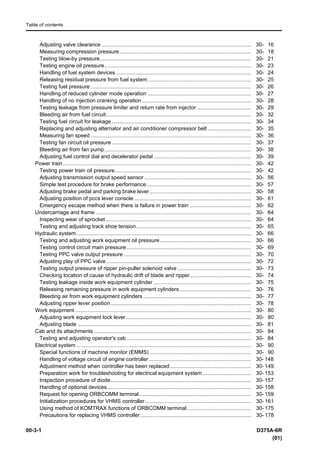 Komatsu d375 a 6r dozer bulldozer service repair manual sn 65001 and up ...