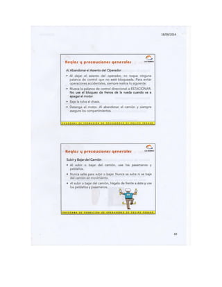 Komatsu manual camion minero