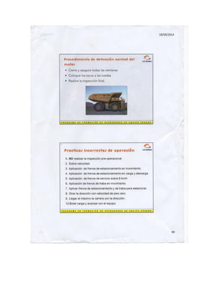 Komatsu manual camion minero