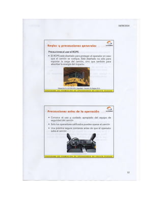 Komatsu manual camion minero