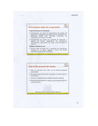 Komatsu manual camion minero