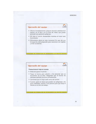 Komatsu manual camion minero