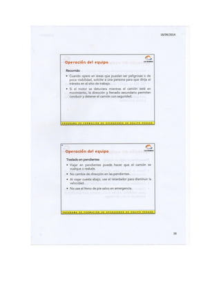 Komatsu manual camion minero