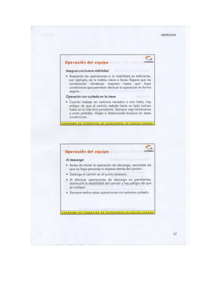 Komatsu manual camion minero