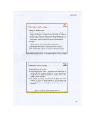 Komatsu manual camion minero