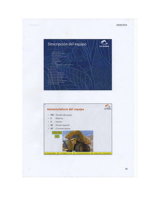 Komatsu manual camion minero