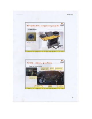 Komatsu manual camion minero