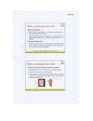 Komatsu manual camion minero