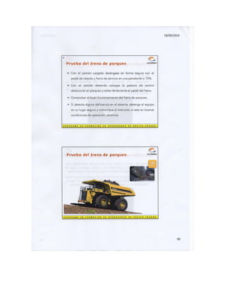 Komatsu manual camion minero