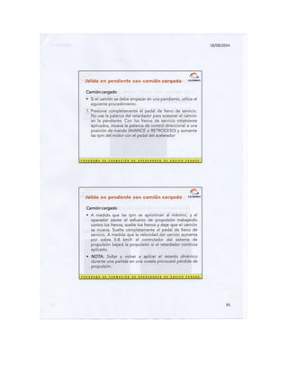 Komatsu manual camion minero