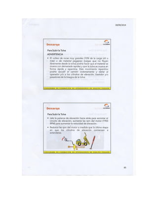 Komatsu manual camion minero