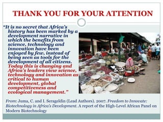 Prospects for bioresources innovations development in eastern Africa