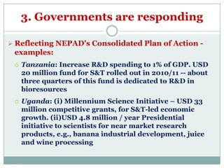 Prospects for bioresources innovations development in eastern Africa