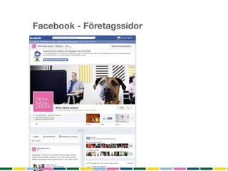 Facebook - Företagssidor
 
