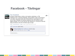 Facebook - Tävlingar
 