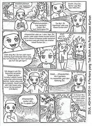 Komik 2 4 perkara yang tak boleh ada pada hewan kurban-