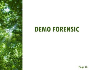 DEMO FORENSIC  