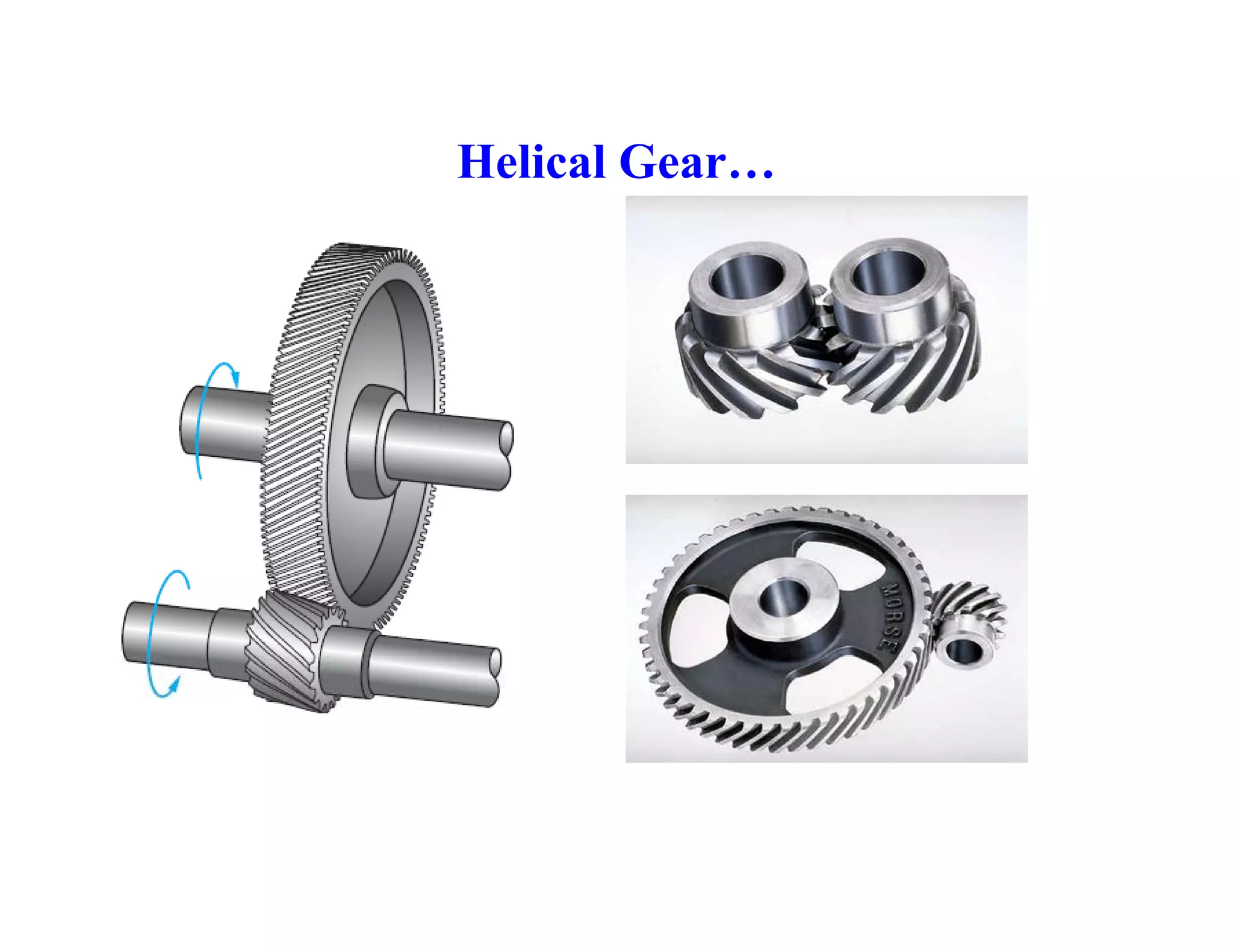 Helical Gear…
Helical Gear…
 