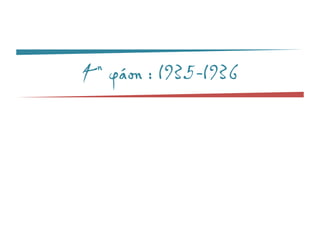 4η φάση : 1935-1936
 