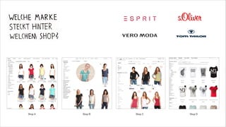 Shop A
!
Shop B Shop C Shop D
 