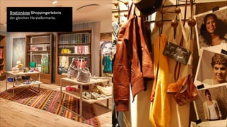 Stationäres Shoppingerlebnis
der gleichen Herstellermarke.
 