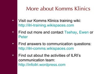 Engaging audiences in our research 