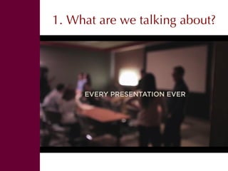 Organizing effective events and conversations 