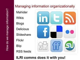 Finding and managing livestock research information 