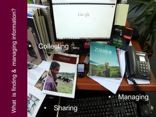 Finding and managing livestock research information 