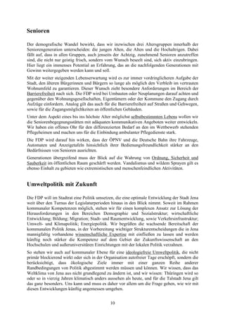 Kommunalprogramm Fdp Jena