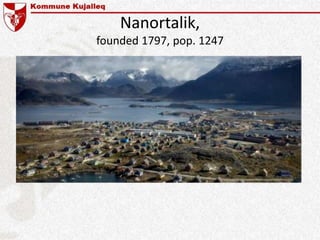 Nanortalik,
founded 1797, pop. 1247
 